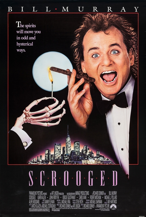 poster for Scrooged (1988)