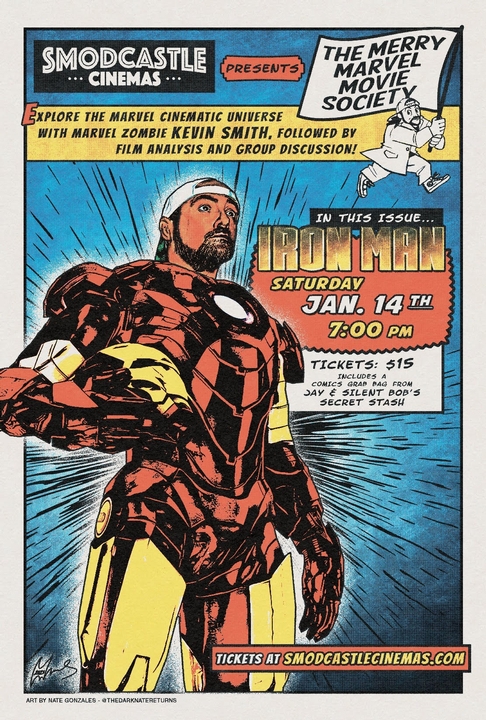 poster for The Merry Marvel Movie Society: Iron Man