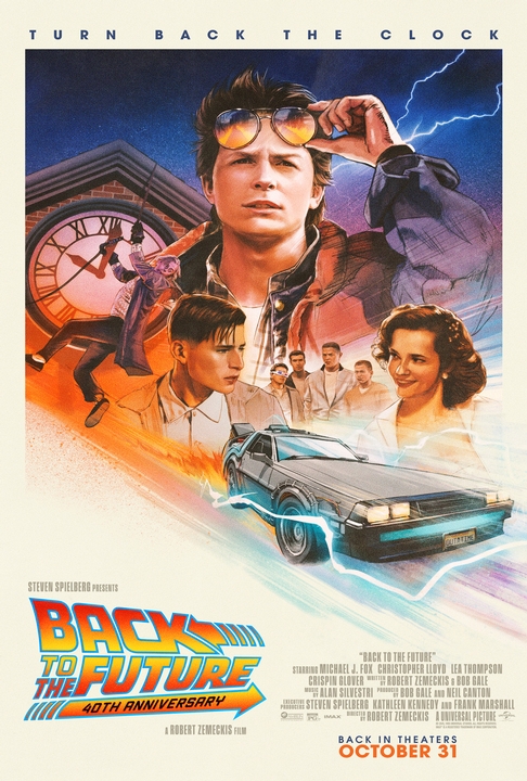 poster for Back to the Future - 40th Anniversary