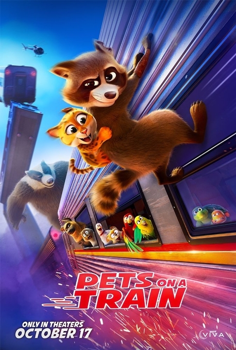 poster for Pets on a Train