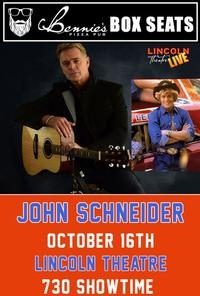 An Evening with John Schneider   The Storyteller Series  Bennie s Box Seats 
