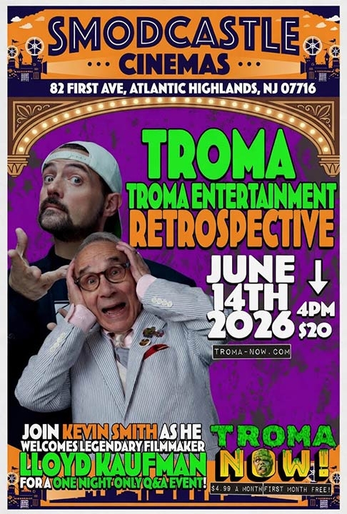 poster for An Intimate Evening with Lloyd Kaufman - Hosted by Kevin Smith