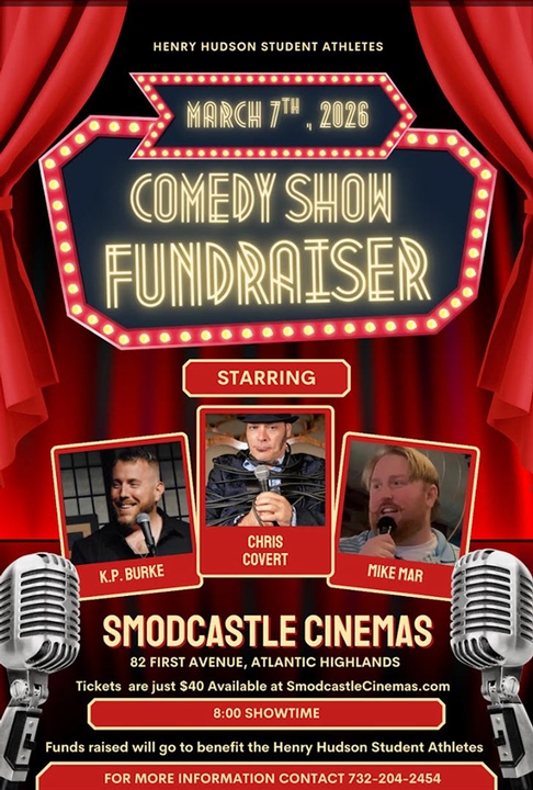 poster for Comedy Show Fundraiser - March 7, 2026